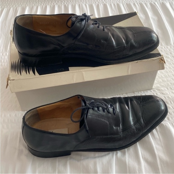 Men’s Moreschi Classic Black Oxfords (wedding shoes) size 11 main image 10